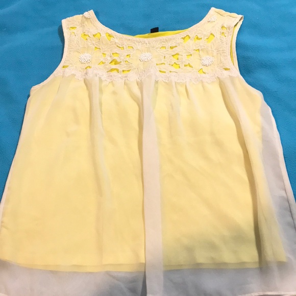 Ann Taylor Tops - Beaded Detail Tank